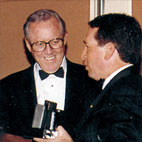 Alfred E Smith IV with Bill Flynn, Chairman Mutual of America, President Flax Trust/America