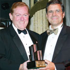 Jim Quinn, President Tiffany & Company, with Tom Moran, President and CEO, Mutual of America