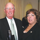 Edward J. McElroy, President of Federation of Teachers AFT and wife Edwina