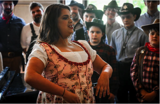 Megan Mooney The Flax Trust Arts Musical Production of Rodgers & Hammerstein’s Oklahoma! Mac Theatre Belfast 7th August 2019
